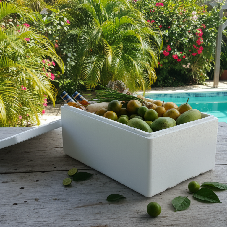 BOITES DE POLYSTYRENE ALIMENTAIRES - Glacière