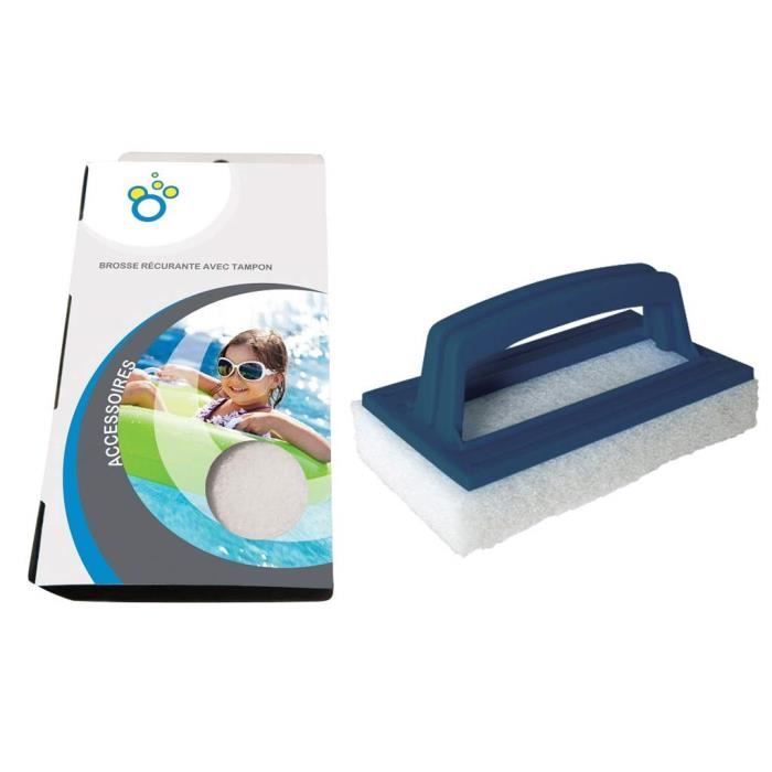 Brosse tampon pour piscine