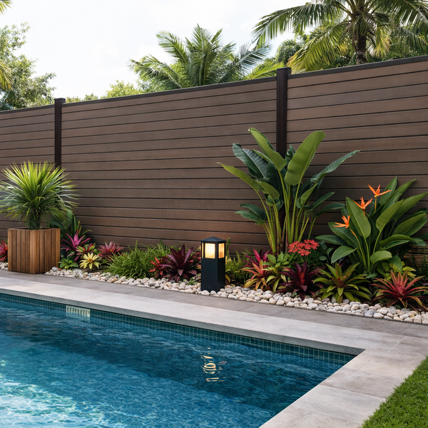 CLÔTURE PACK 3 LAMES OCÉWOOD - Boréale original  Arabica