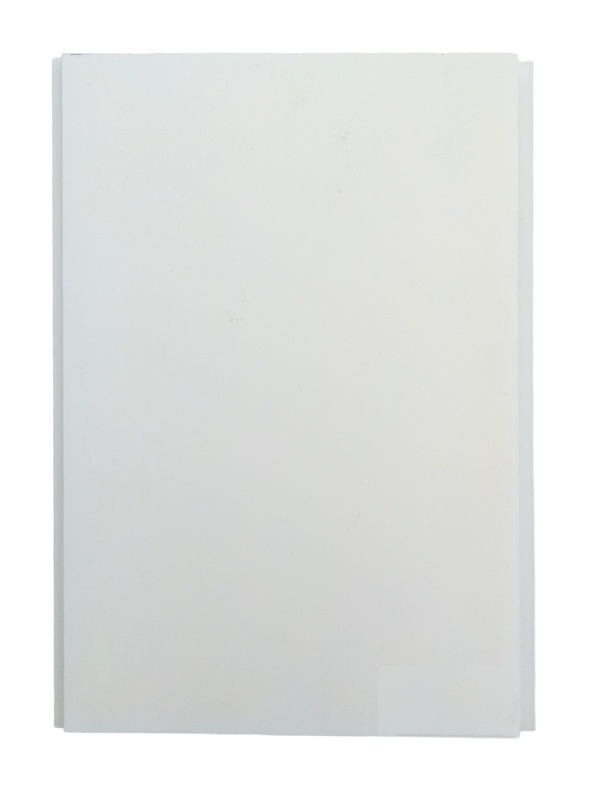 LAMBRIS ALVEOLAIRE 20 CM BLANC LISSE - Pack 5 lames PVC intérieur/extérieur