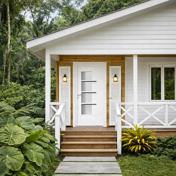 Porte d'entrée en PVC 