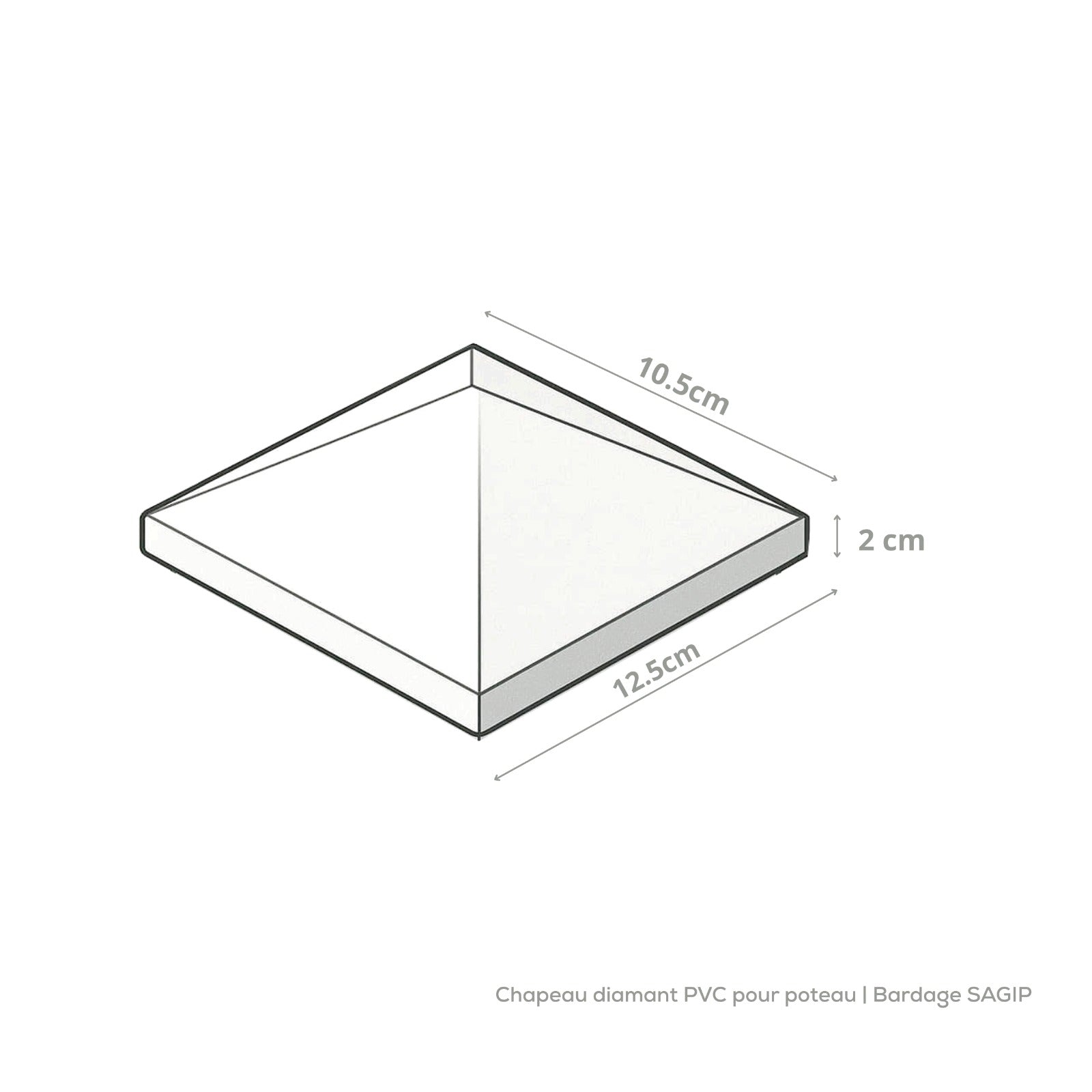 CHAPEAU DIAMANT PVC - Sagip