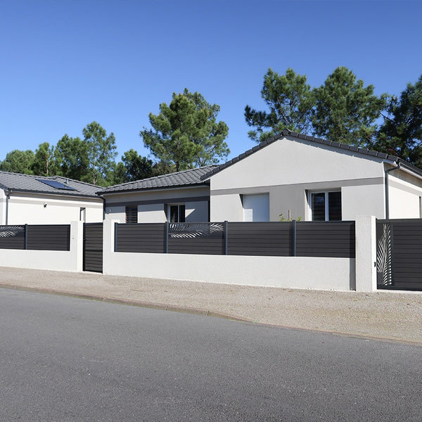CLÔTURE PACK 3 LAMES OCÉWOOD - Boréale Infinite Anthracite