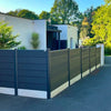 CLÔTURE PACK 3 LAMES OCÉWOOD - Boréale Infinite Anthracite