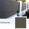 Lames en composite pour clôture - gris anthracite Océwood