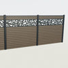 Lames en composites de clôture Boréale Original couleur arabica
