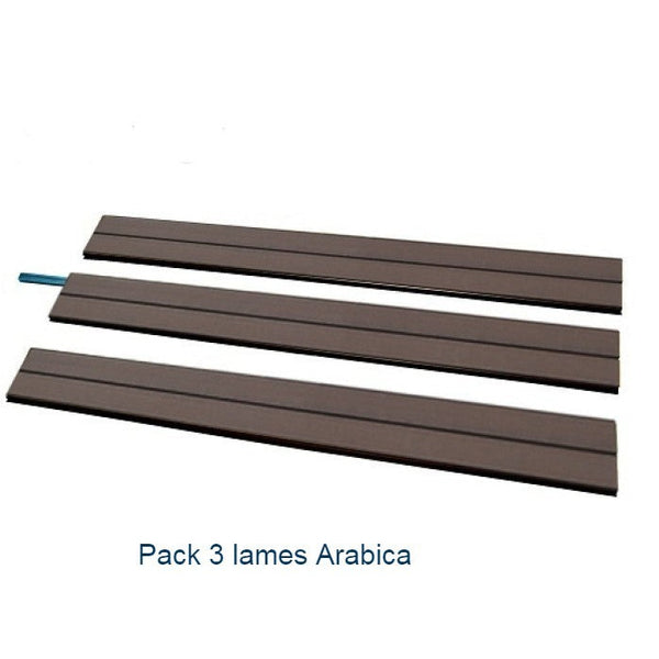 Lames en composites de clôture Boréale Original couleur arabica