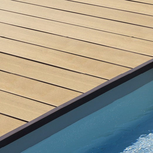 Lame en PVC pour deck et terrasse couleur moka